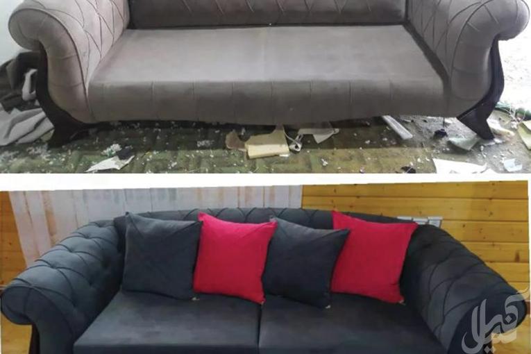 تعمیر و تعویض پارچه انواع مبل در رشت