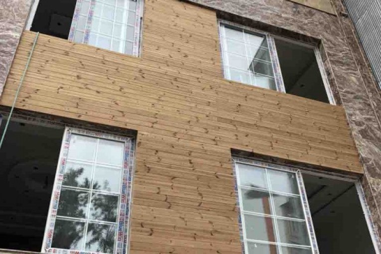 نمای ساختمانی با ترمو وود فنلاند